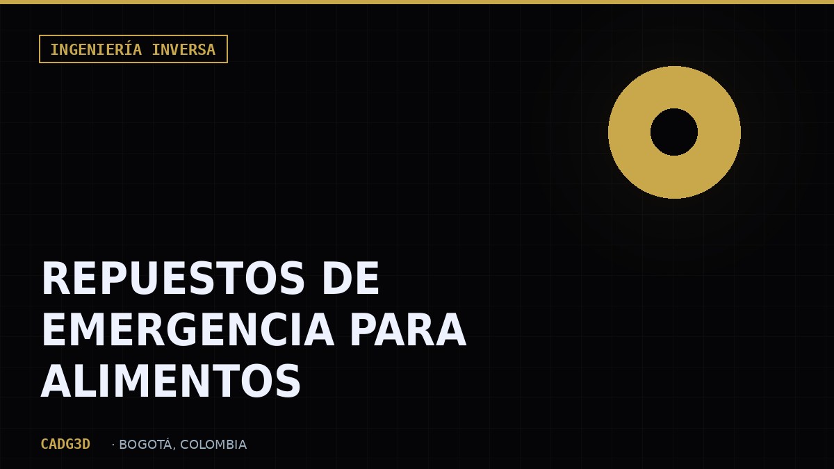 Repuestos de Emergencia para la Industria de Alimentos: Cuando Cada Hora Cuenta